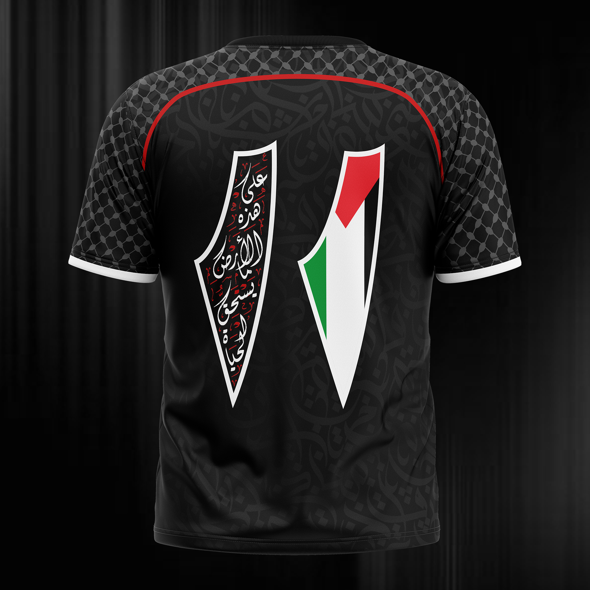 Palestine X Blackout - Black Football Kitz