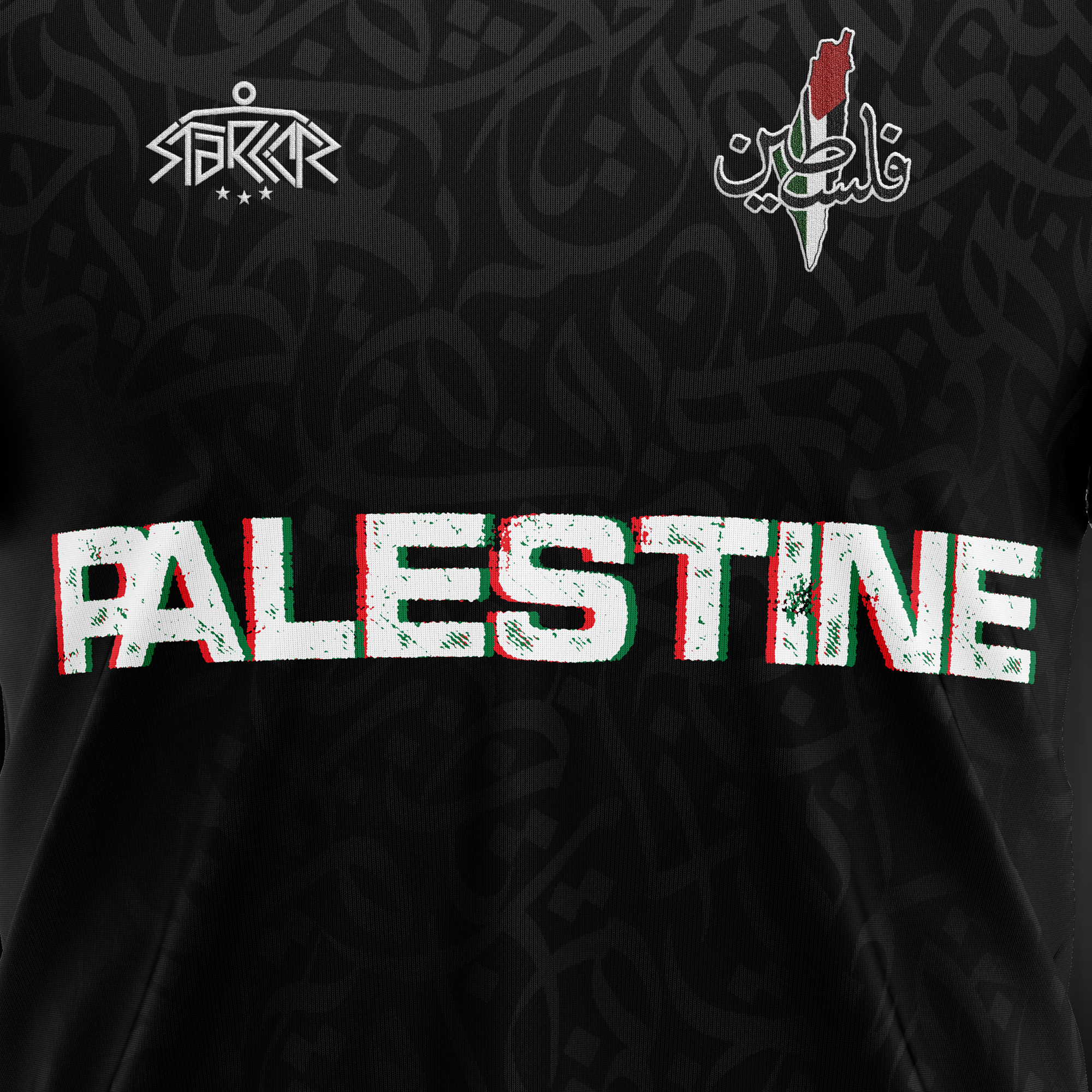 Palestine X Blackout - Black Football Kitz